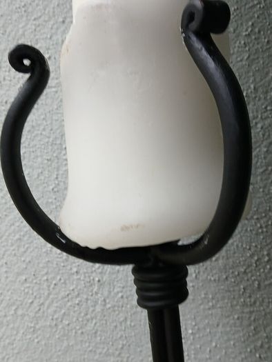 BARGAIN!!! Heavy Wrought Iron Candle Holder