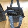 Black & Gold Woven Storage/Gift Bags x 2 for Sale Image 7
