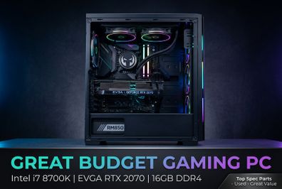 Custom gaming PC i7 16gb rtx2070 512+2tb