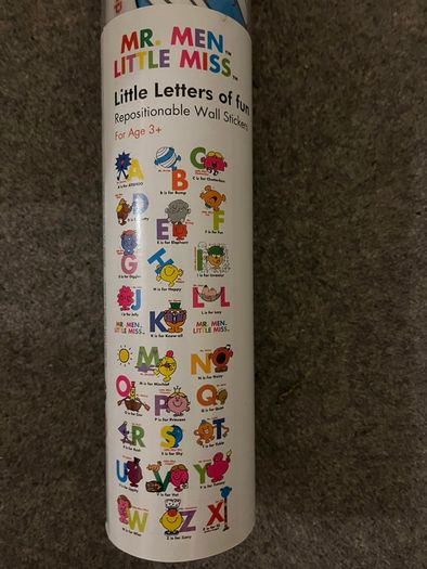 Wall Art Mr Men and Little Miss Stickers