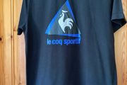 Le Coq Sportif tee shirt. Age 10-11. Black.