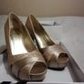 Nine West Chrissey Gold satin UK 5 Image 5