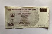 Zimbabwe 1000 Thousand Dollar Note