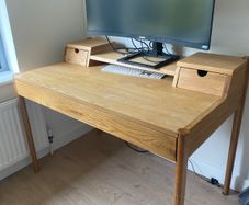 Made.com desk (Solid Oak)