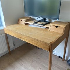 Made.com desk (Solid Oak)