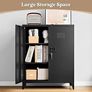 Multi-Purpose Cabinet Metal Cabinet Tool Cabinet Made of Steel Office Cabinet with 2 Doors Workshop Cabinet Small Cabinet Storage Cabinet Folder Cabinet Image 4