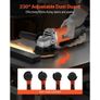 Angle Grinder, 114.3mm Electric Grinder Power Tool, 4.5Amps 12000RPM High-Speed Corded Angle Grinders with Adjustable Dust Guard for Metal Grinding, Cutting, Rust Removal Disc Not Included Image 4