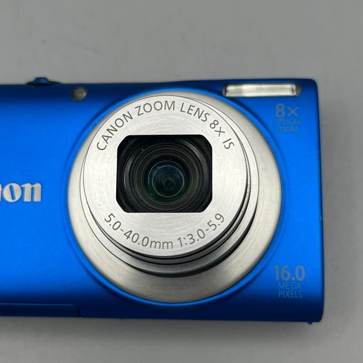 Canon PowerShot A4000 IS 16MP Digital Camera Blue - Full Kit