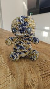 hand made crochet goth style creation.