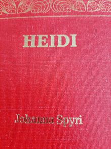 HEIDI vintage hardback book
