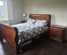 Dark Mahogany Wooden Bedroom Set