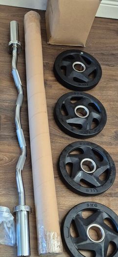 brand new olympic weight lifting set