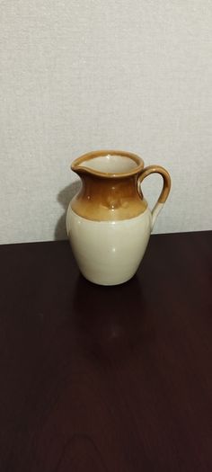 Vintage earthenware milk jug