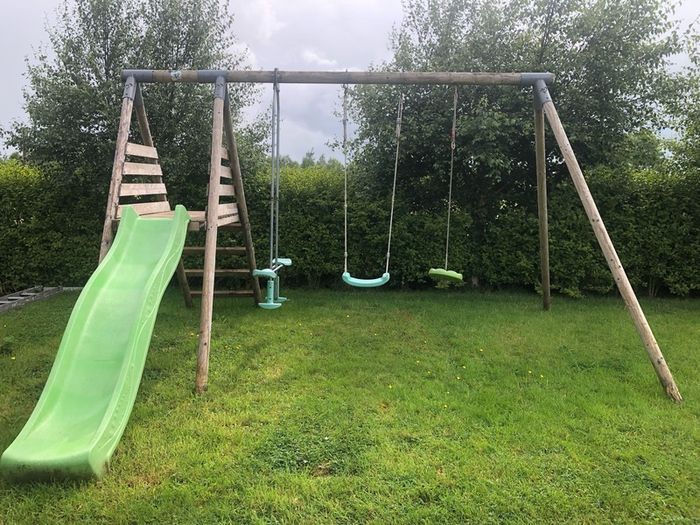 swings and slide
