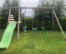 swings and slide