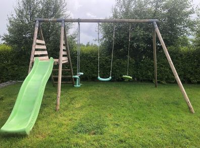swings and slide