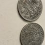 Two GB Half crown 1945&1946 50% silver Image 5