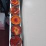 Mid century natural agate coaster set hardwood Image 2