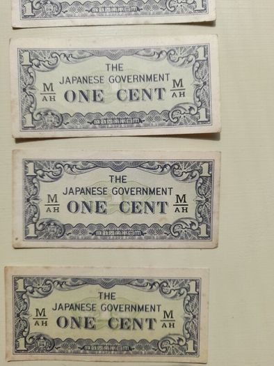 7 1942 WWII  Japanese  Oppucation  Notes .Malaysia
