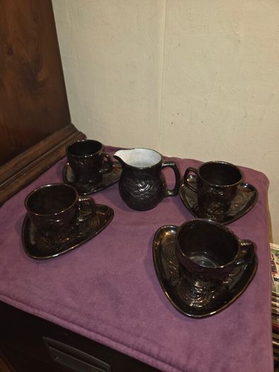 Vintage Cong Ware Co Mayo 9 Piece Tea Set - Book of Kells Design