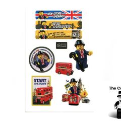New Exclusive Lego Leicester Square Store Opening Lester Sticker Sheet