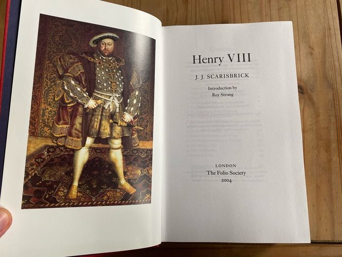 Henry VIII J.J. Scarisbrick 2004 Folio Society book