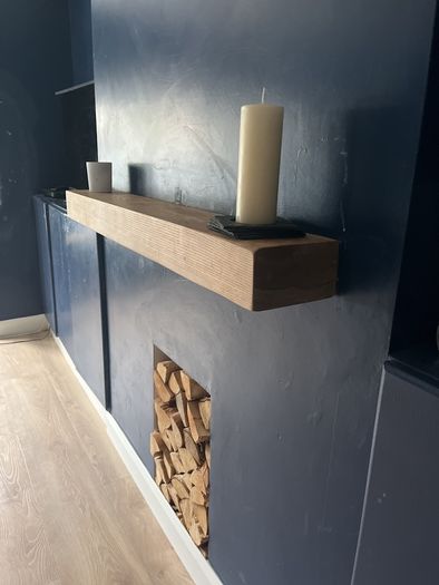 oak mantle