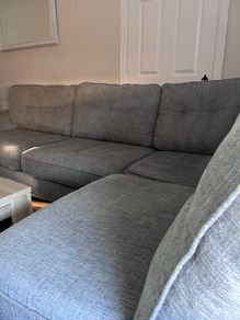 Corner Sofa, Armchair & Pouffe
