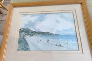 Framed Print of killiney beach limited edition 198/250 signed John Green '94