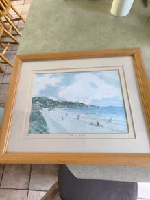 Framed Print of killiney beach limited edition 198/250 signed John Green '94