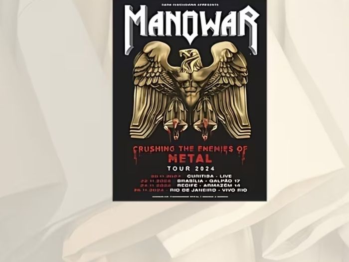 Manowar Iron / Heat transfer Patch