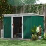 4ft x 9ft Steel Garden Tool Shed Image 9