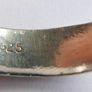 Vintage 925 Sterling Silver Band Ring size Q - 3,1g Image 6