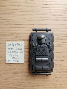 lego 87561p01 han solo carbonite block, set 75222, 9516