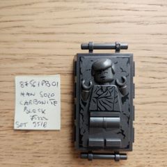 lego 87561p01 han solo carbonite block, set 75222, 9516