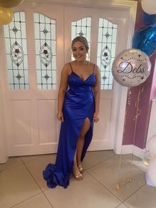 Royal blue debs dress
