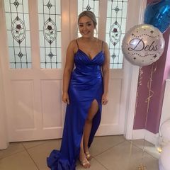 Royal blue debs dress