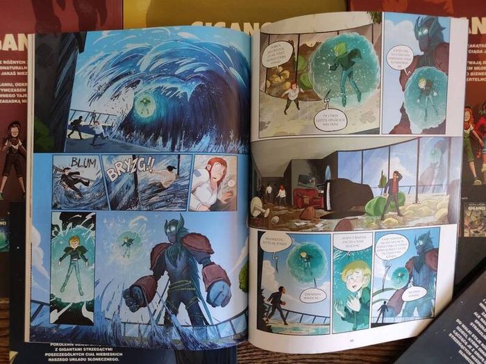 8x Polish Children's Comic Books, Age 9+