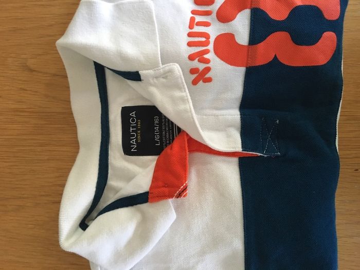 Nautica polo t-shirt size 14-16