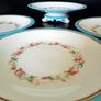 Antique Royal Worcester Victorian Dessert Set 19th Century Image 4