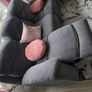 3+2 Seater Sofa Set with Electric Recliners, Dark Grey Fabric Image 2