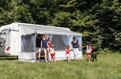 Campervan awning