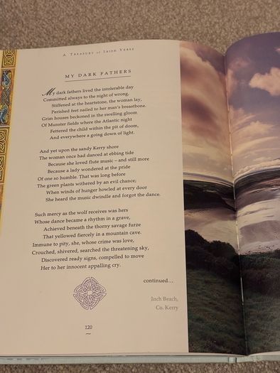 A Treasury of Irish Verse 1992 Celtic Poetry and Art