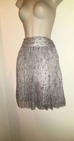 Silver Floaty Leaf Skirt from Kookai size 8-10