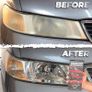 Car Headlight Restoration Kit for MOT - Treats Opaque Headlights, Yellowing and Degradation - Sanding Discs, Polish, Polishing Sponge and Universal Adapter - Driving Visibility and Safety. Image 7