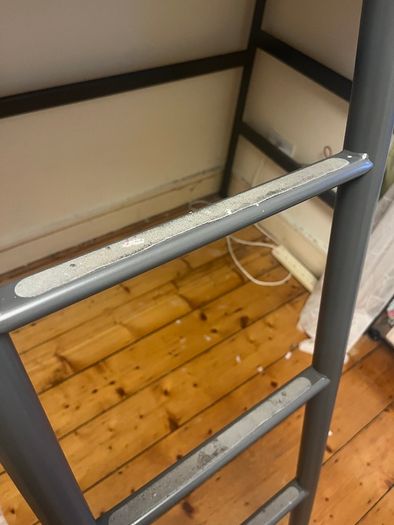 Loft bed frame