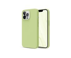 Liquid Silicone Shockproof Case For iPhone 13 Pro Luxury Soft Phone Cover Matcha Green New - FHT11IP13PLK