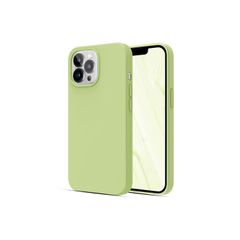 Liquid Silicone Shockproof Case For iPhone 13 Pro Luxury Soft Phone Cover Matcha Green New - FHT11IP13PLK