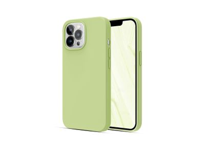 Liquid Silicone Shockproof Case For iPhone 13 Pro Luxury Soft Phone Cover Matcha Green New - FHT11IP13PLK