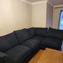 Navy L Shaped Couch Image 3